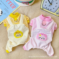 Pet Dog Four-Legged Jumpsuit Autumn Winter Warm Clothes for Small Dogs Cats