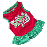 Cotton Teddy Dog Dress for Small to Medium Breeds - Summer Thin Pet Apparel