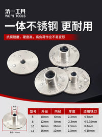 Precision Stainless Steel Router Base Guide Bushing and Circle Cutting Plate for Trimming and Grooving