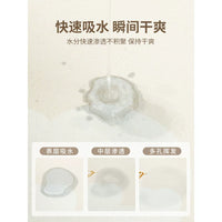 Cartoon Oval Bathroom Mat Absorbent Non-Slip Toilet Floor Rug