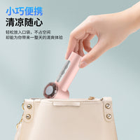 T72 Turbo Handheld USB Cooling Fan with Digital Display, Portable Mini Fan