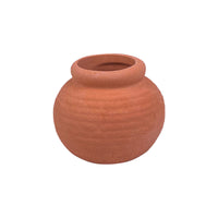 Aquarium Ceramic Pot for Aquatic Plants, Fish Tank Landscaping Ornament, Submersible Planting Ring for Beginners