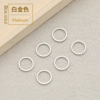 14K Gold Plated Closed Jump Rings for DIY Jewelry Making, Bracelets, Necklaces, Earrings