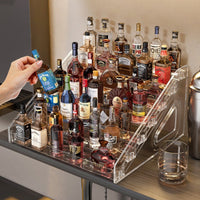 Acrylic Tiered Display Stand for Mini Liquor Bottles