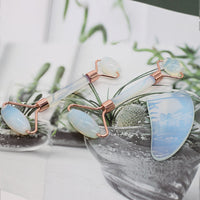 Opal Double-Headed Jade Roller & Gua Sha Set for Face Massage