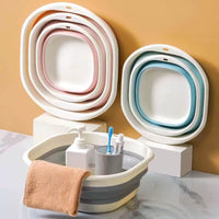 Foldable Silicone Basin Portable Outdoor Travel Washing Tub