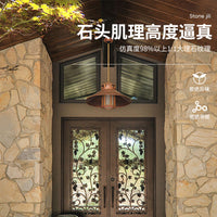Irregular Stone Veneer Wall Tiles for Villa Courtyard and Outdoor Walls, Faux Ancient Turtle Pattern Stone Background