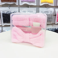 Silicone Facial Cleansing Brush Set with Headband and Wristbands for Sensitive Skin