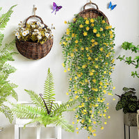 Artificial Eucalyptus Garland with Flowers for Wedding Decor
