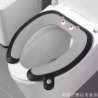 Aromatherapy Toilet Seat Cushion, All Seasons Waterproof Adhesive Cute Toilet Seat Cover, 2025 New Model