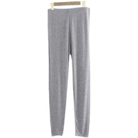 Women's Modal Thermal Leggings Thin Elastic Base Layer Pants for Autumn/Winter