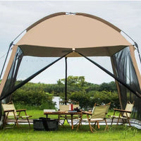Outdoor Camping Mosquito Net Tent Canopy Sunshade Shelter for Summer Rain Protection