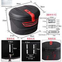 Waterproof Front Bicycle Basket with Lock for Electric Scooters and Bikes