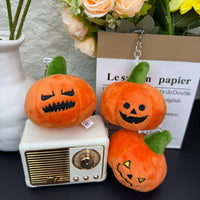 Halloween Pumpkin Plush Keychain Pendant for Bags and Gifts