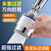 Universal Faucet Water Filter for Kitchen and Dormitory Sinks, Splash-Proof Purifier Nozzle