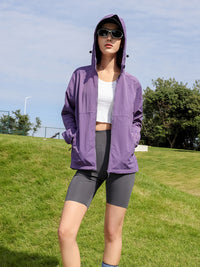 Unisex UV Protection Sun Hoodie with Detachable Brim for Outdoor Activities