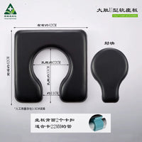 Toilet Seat Cushion Warmer Pad for Gourd/Open Front Plastic Seats
