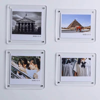 Acrylic Magnetic Photo Frame for 3-inch Instax Photos and Small Cards