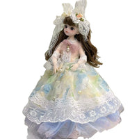 BJD Doll Lolita Dress Set for 30cm Dolls - Purple Starry Sky Outfit