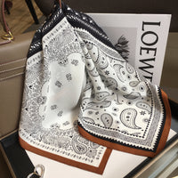 Luxury 100% Mulberry Silk Scarf for Women - Fashionable Necktie, Shawl, Headscarf