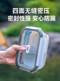 Portable Collapsible Silicone Food Container for Camping & Travel - Microwave/Freezer Safe