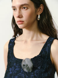 YUANYE Handmade Floral Brooch Pin