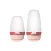 Portable Silicone Travel Bottles for Lotion and Cosmetics - Squeezable Refillable Containers