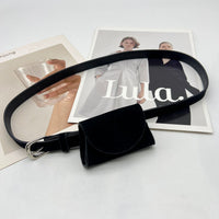 Korean Ins Style Mini Waist Bag for Women, Fashionable Versatile Belt Pouch for Dresses and Pants