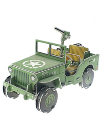 3D Puzzle Military Aircraft & Tank Models Cardboard Jigsaw for Kids & Adults