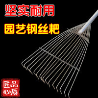Heavy-Duty Steel Wire Rake for Gardening and Farming