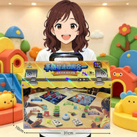 4-in-1 Educational Board Game Set for Kids - Stacking, Tic-Tac-Toe, Whack-A-Mole