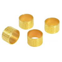 Adjustable Metal Thimble for Sewing and Crafting, Copper Tone Finger Protector