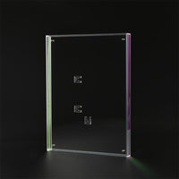 Acrylic Photo Frame Desktop Display Wall Mount Double-Sided Transparent Picture Frame for Posters and DIY Decor