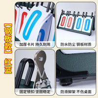 Portable Scoreboard for Billiards, Football, Badminton, Basketball, Table Tennis - 4-Digit Flip Scorer