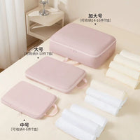 Travel Compression Packing Cubes for Luggage, Portable Clothes Organizer Bags