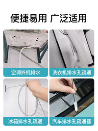Air Conditioner Drain Pipe Cleaner Brush Kit