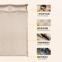 Self-Inflating Camping Sleeping Pad with Sponge Filling, Thickened and Heightened Design for Outdoor Adventures
