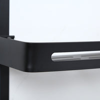 Space Aluminum Bathroom Shelf Wall-Mounted No-Drill Multi-layer Corner Storage Rack