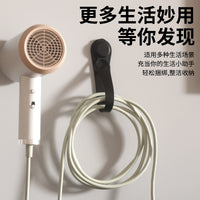 Self-Adhesive Silicone Cable Organizer Clips for Power Cords and Data Cables