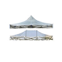 Transparent Gazebo Canopy Replacement Top for Outdoor Folding Tents, Sunrooms, and Greenhouses