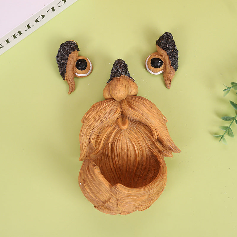 Tree Monster Bird Feeder Resin Craft Ornament for Garden & Outdoor Decor