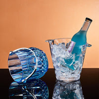 Acrylic Ice Bucket for Bar KTV Home Use - Commercial Grade Small Beer Wine Chiller