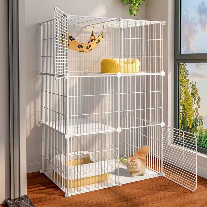 Multi-Level Cat Cage with Large Space for Indoor Cats