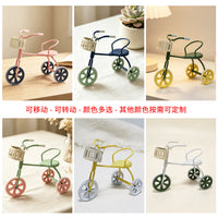 Miniature Iron Art Bicycle Dollhouse Decoration