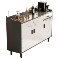 Luxury Sideboard Buffet Cabinet with Storage for Living Room Dining Room Kitchen, Italian Style Wine Cabinet