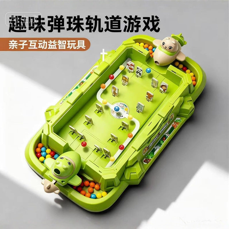 Plant Pinball Machine Two-Player Battle Game Educational Desktop Parent-Child Interactive Toy Kids Gift