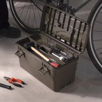 Portable Outdoor Camping Storage Box with Dividers for Tools and Gear