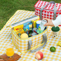 Portable Outdoor Picnic Blanket Mat with Moisture-Proof Backing for Camping and Travel