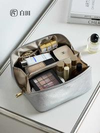 Portable Large Capacity Cosmetic Bag for Travel and Daily Use