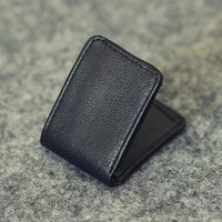 BJD Doll Leather Wallet Card Holder for Uncle Dolls - Horizontal and Vertical Styles in Black and Brown